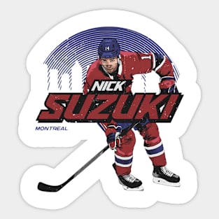 Nick Suzuki Montreal Skyline Sticker